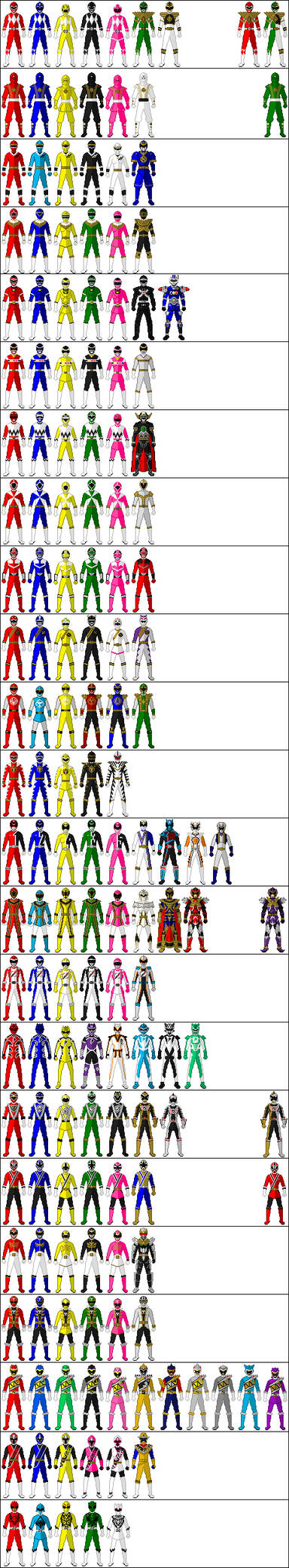 Mini Rangers by SuperOrdinary on DeviantArt