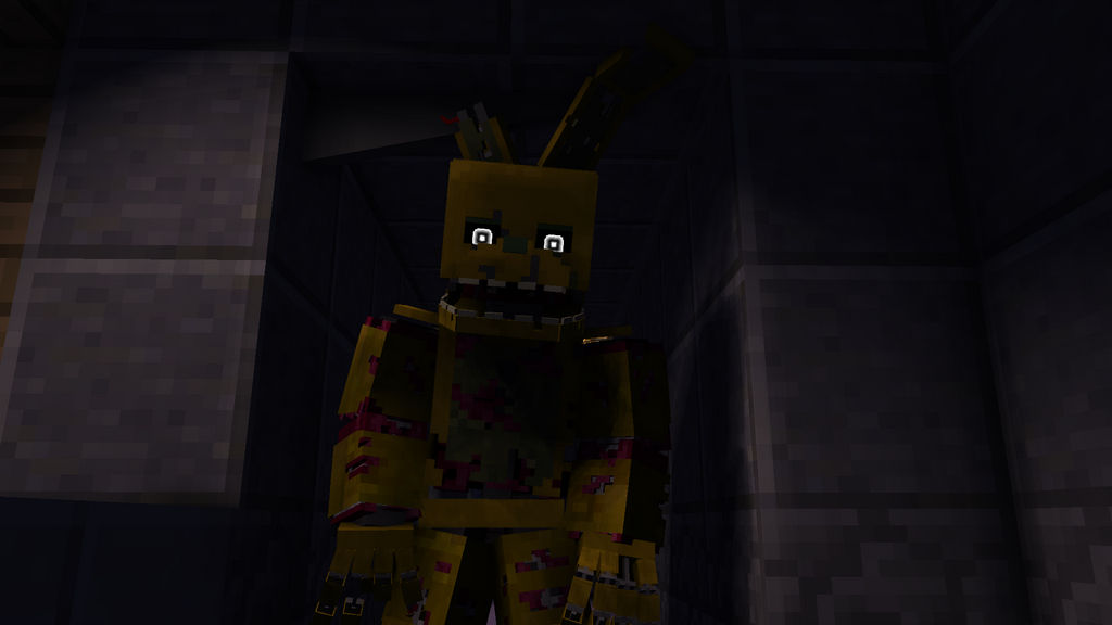 Springtrap (Minecraft Edition) by EmeraldArtist95 on DeviantArt