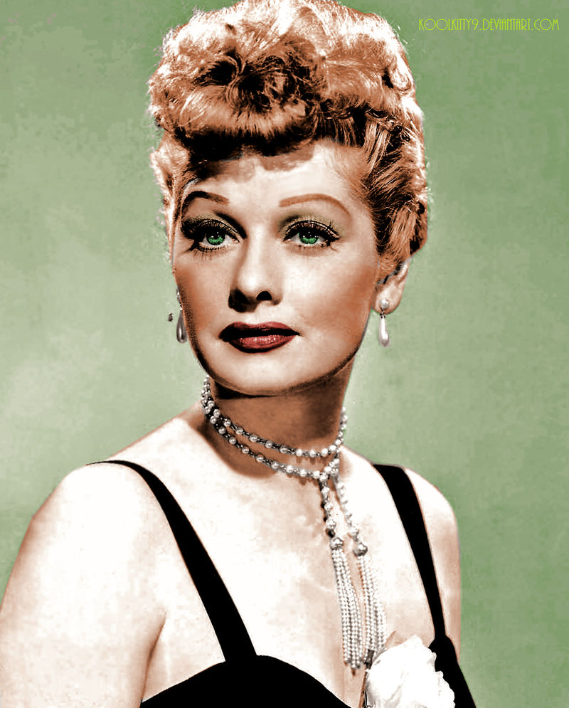 Lucille Ball In The 1950s By Koolkitty9 On Deviantart
