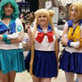 Sailor Uranus and Neptune with Usagi