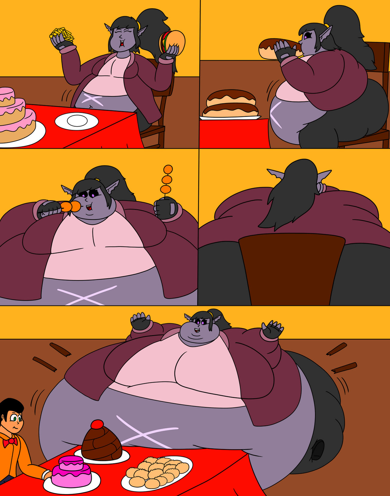 Deviantart Buffet (Comm) Glutton's Buffet (part 2 of 3) by UndeadShadowPuppet on DeviantArt