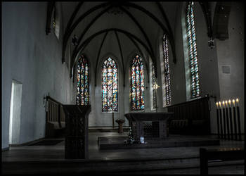 Kirche St. Agnes in Hamm (HDR) by skywalkerdesign