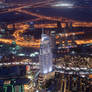 Dubai At Night (Burj Khalifa) Wallpaper Edition