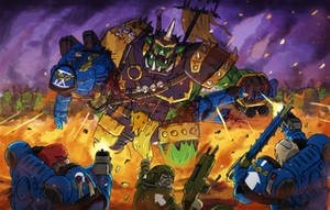 Warhammer 40k | Ultramarines vs Orks