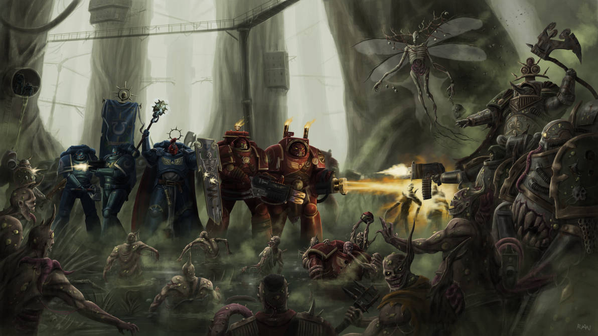 Warhammer 40k | Forge Keepers and Ultramarines 2 by waruhameru40kart on ...