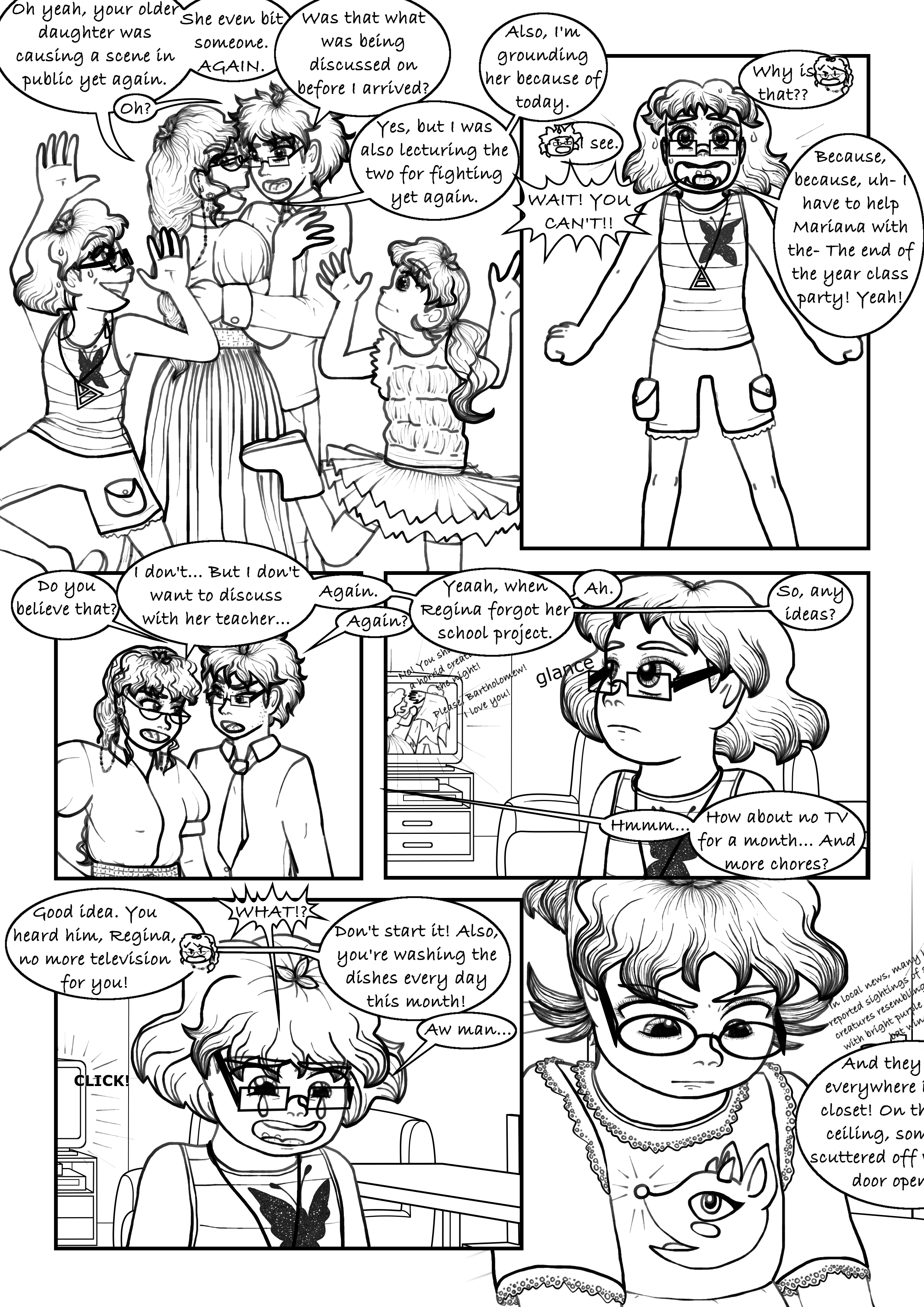 Guardian and Warriors - Chapter 3 Page 19 Outline