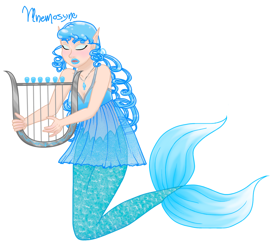 Mnenosyne Sticker Mnemosyne the Water Faerie by eternalsailorchaos on DeviantArt