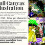 Full Canvas Illustration Commission Ad