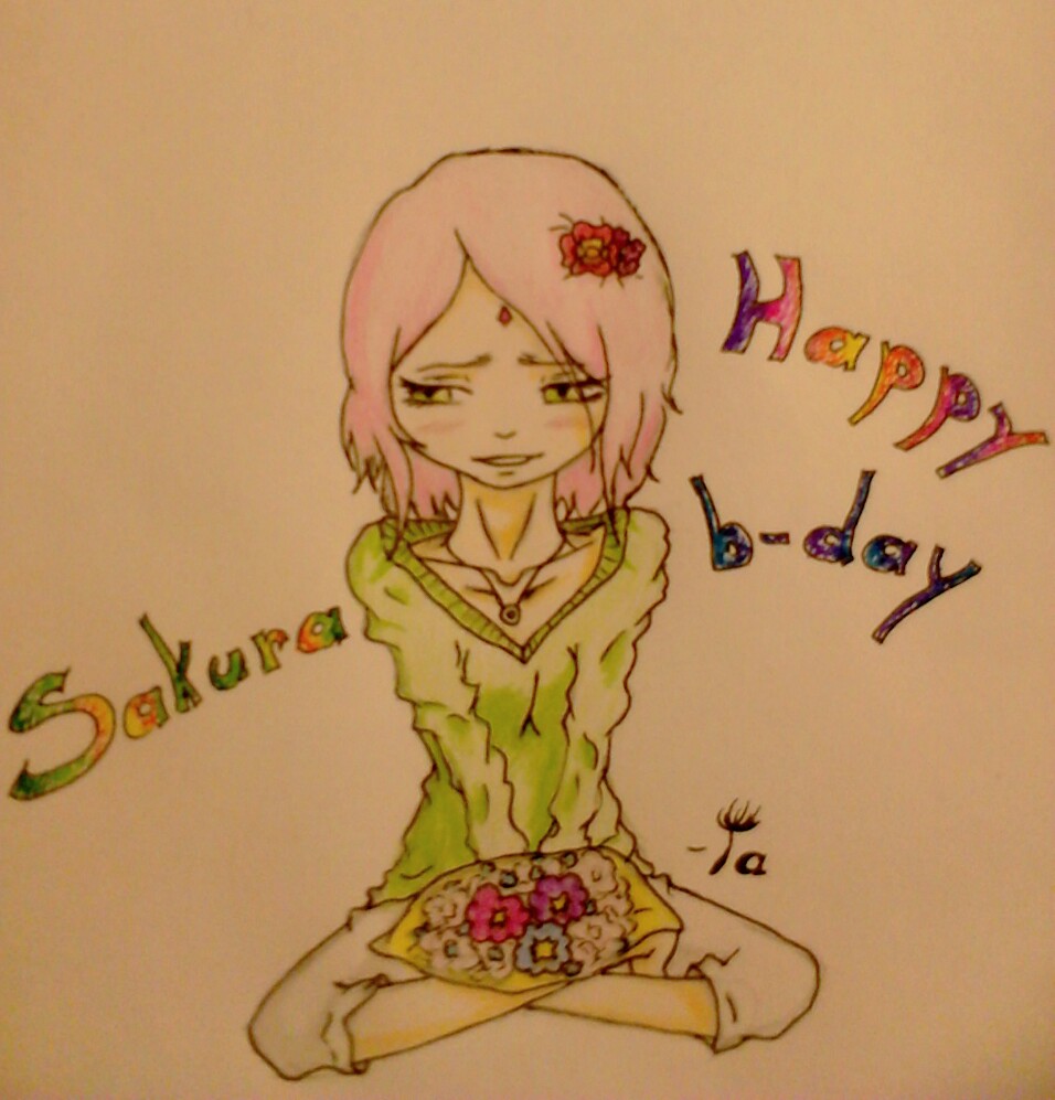 HAPPY BIRTHDAY, SAKURA ! ! ! !