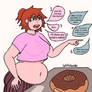 Fat girl at the checkout lane - Part 1