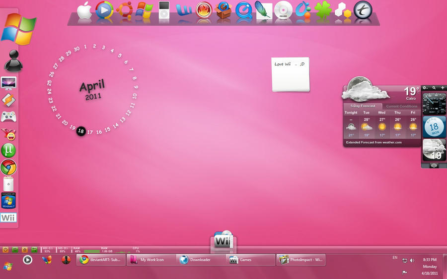 My PiNK desktop