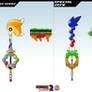 Keyblade Set - Sonic the Hedgehog 1