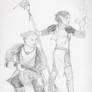 Varric and Merrill (Dragon Age II)