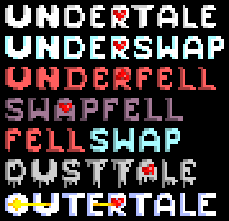 Undertale Au Logos By Lonelytortilla On Deviantart Undertale Au Logos By Lonelytortilla On Deviantart