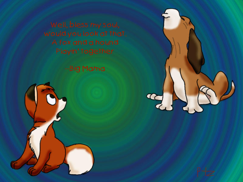 Tod and Copper by CrazyPretzel on DeviantArt