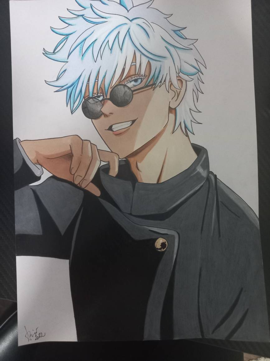 Satoru Gojo from Jujutsu Kaisen by dianabica on DeviantArt