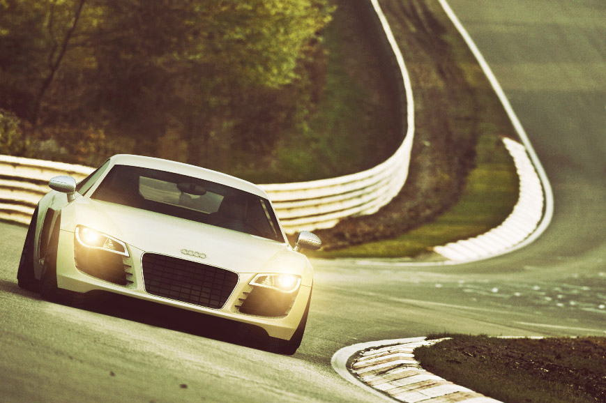 CGI Audi R8 at The Ring