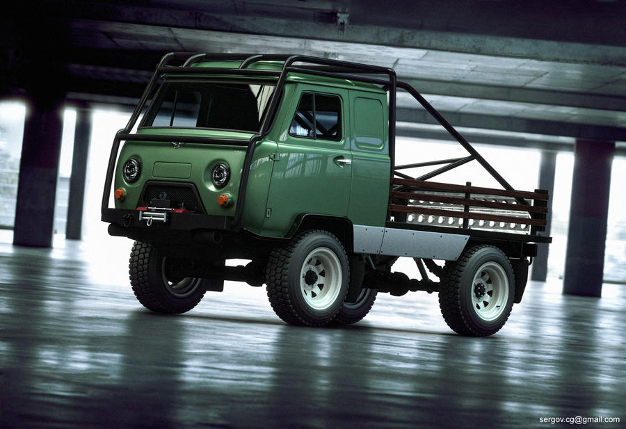 UAZ Buhanka 4x4 Offroad by sergoc58 on DeviantArt