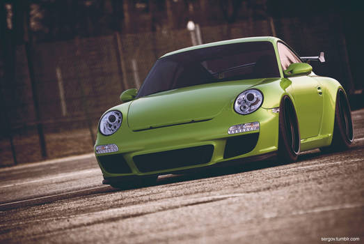 Porsche GT3 Lime Color