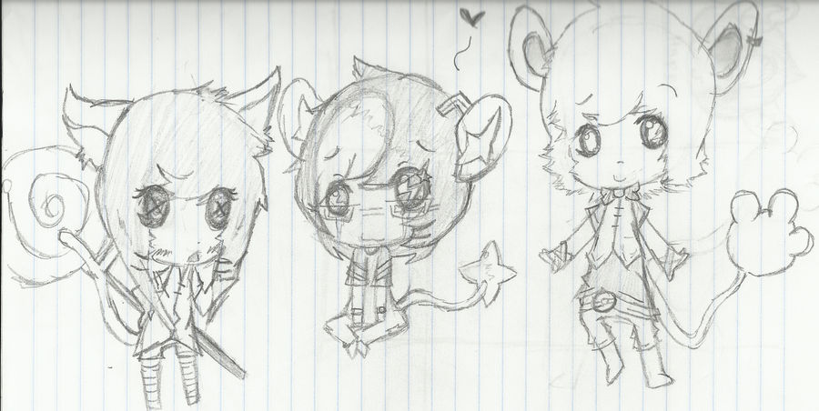 Pokemon Chibis by neonbananas on DeviantArt