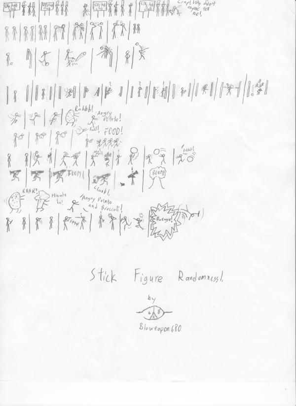 Stick Figure Randomness by bioweapon680 on DeviantArt