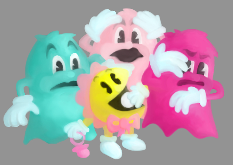 Baby Pacman Sprites BABY PAC-MAN by AshumBesher on DeviantArt