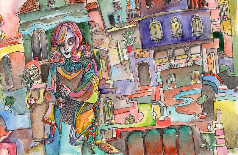 colorful city