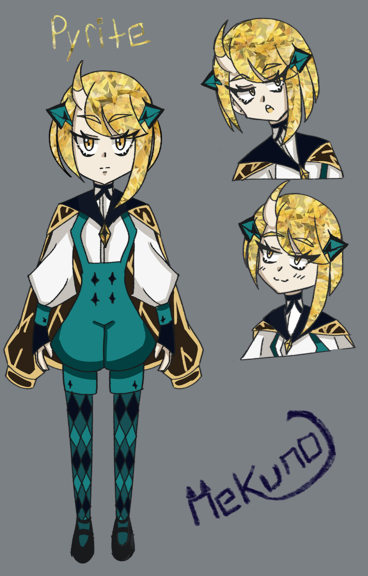 Character Reference Sheet Pyra Pyrite Character Sheet by Nekunoartz on DeviantArt