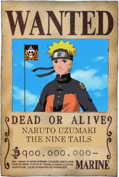 Naruto the Nine Tails wanted