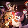 Pony Christmas Postcard