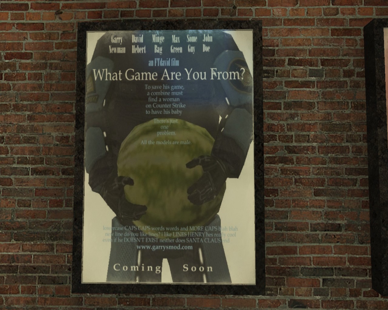 Fake Gmod Movie Posters 3 of 5 by Male-Latias on DeviantArt
