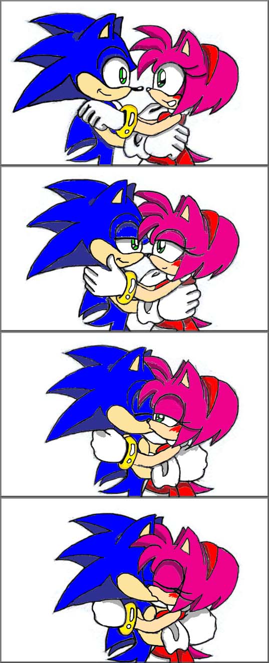 Classic Sonamy Kiss by Soneamlover on DeviantArt