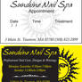 Sunshine Nails Business Cards