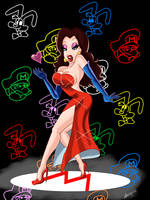 Pauline as Jessica Rabbit