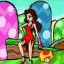 Pauline in Mushroom Kingdom