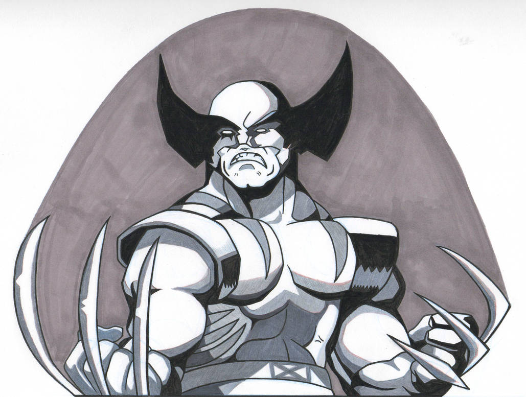 Wolverine Inking Wolverine Ink Drawing by MangakaJ on DeviantArt
