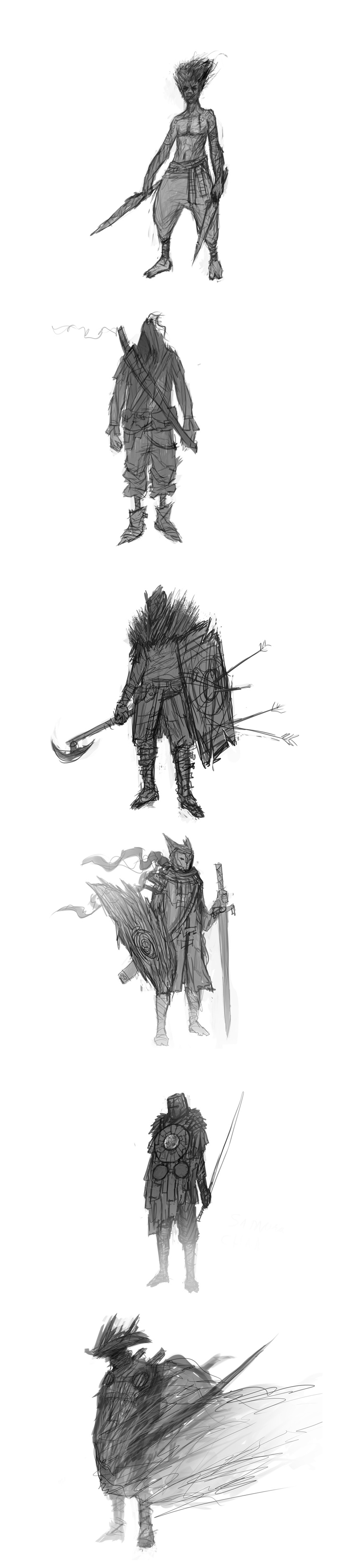 Warrior Sketches vol 1