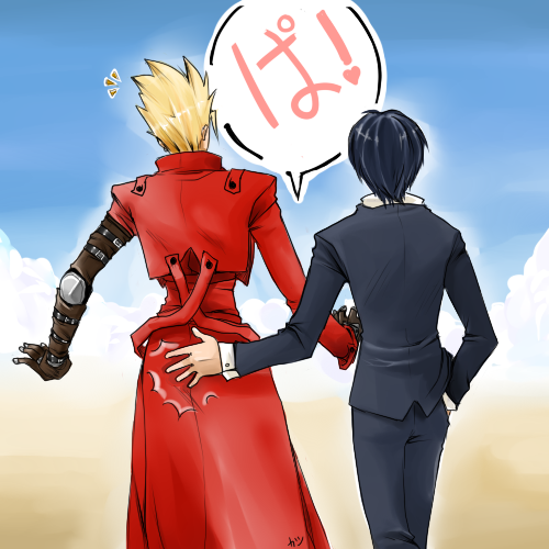 Trigun - Vash x Wolfie 1