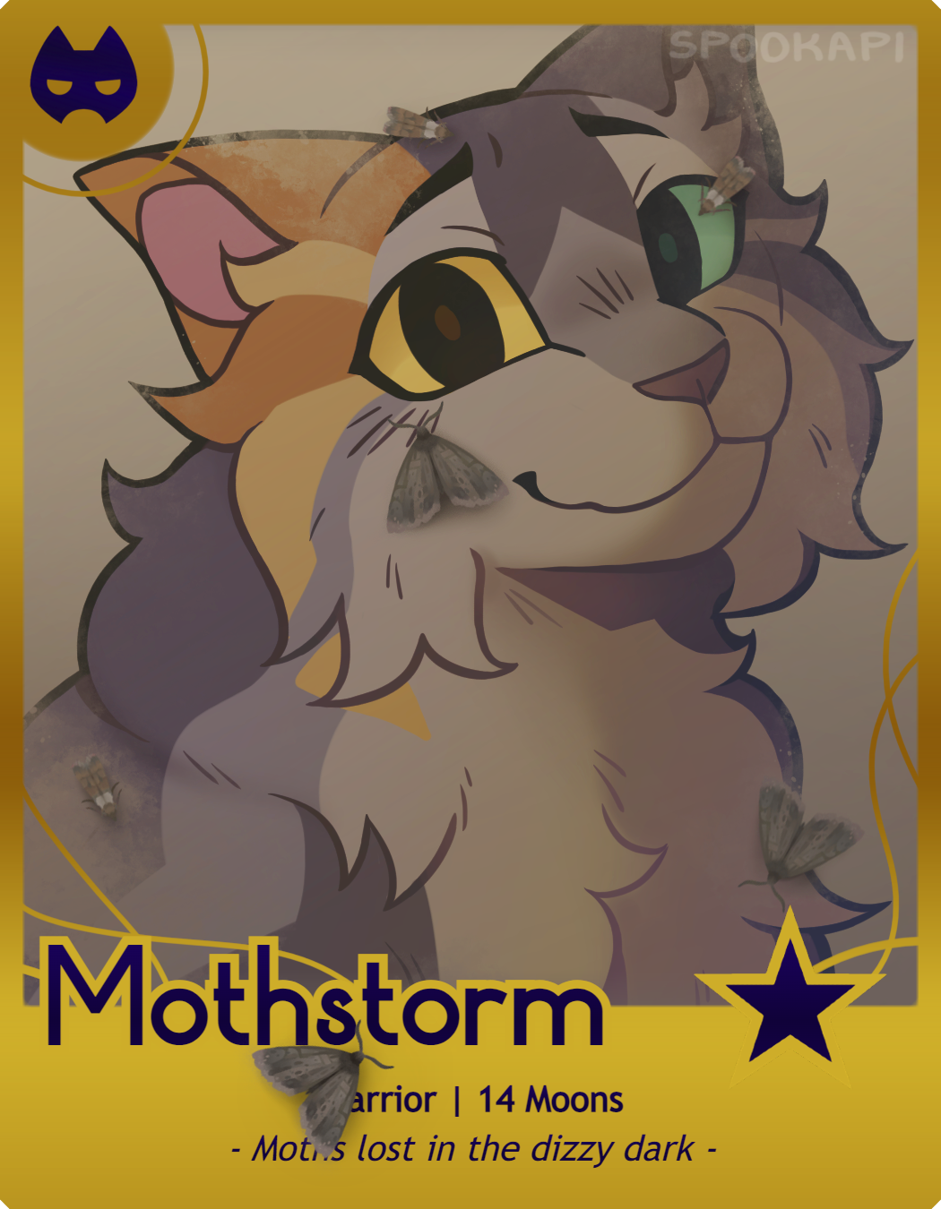 Moth Storm Mothstorm Card by Spookapi on DeviantArt