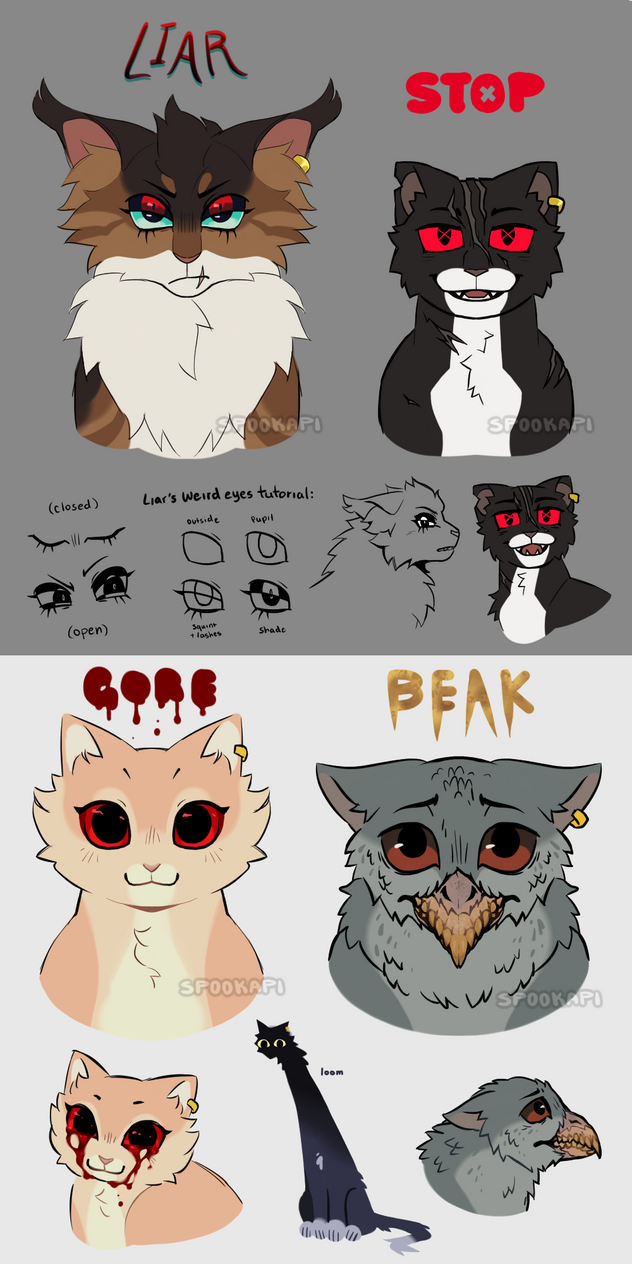Spookapi Know some PAIN characters - redesigned and new by Spookapi on DeviantArt