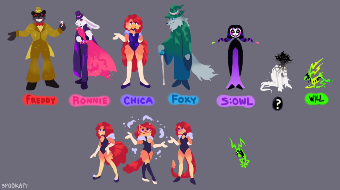 Spookapi Know Magic Show Fnaf Concept by Spookapi on DeviantArt