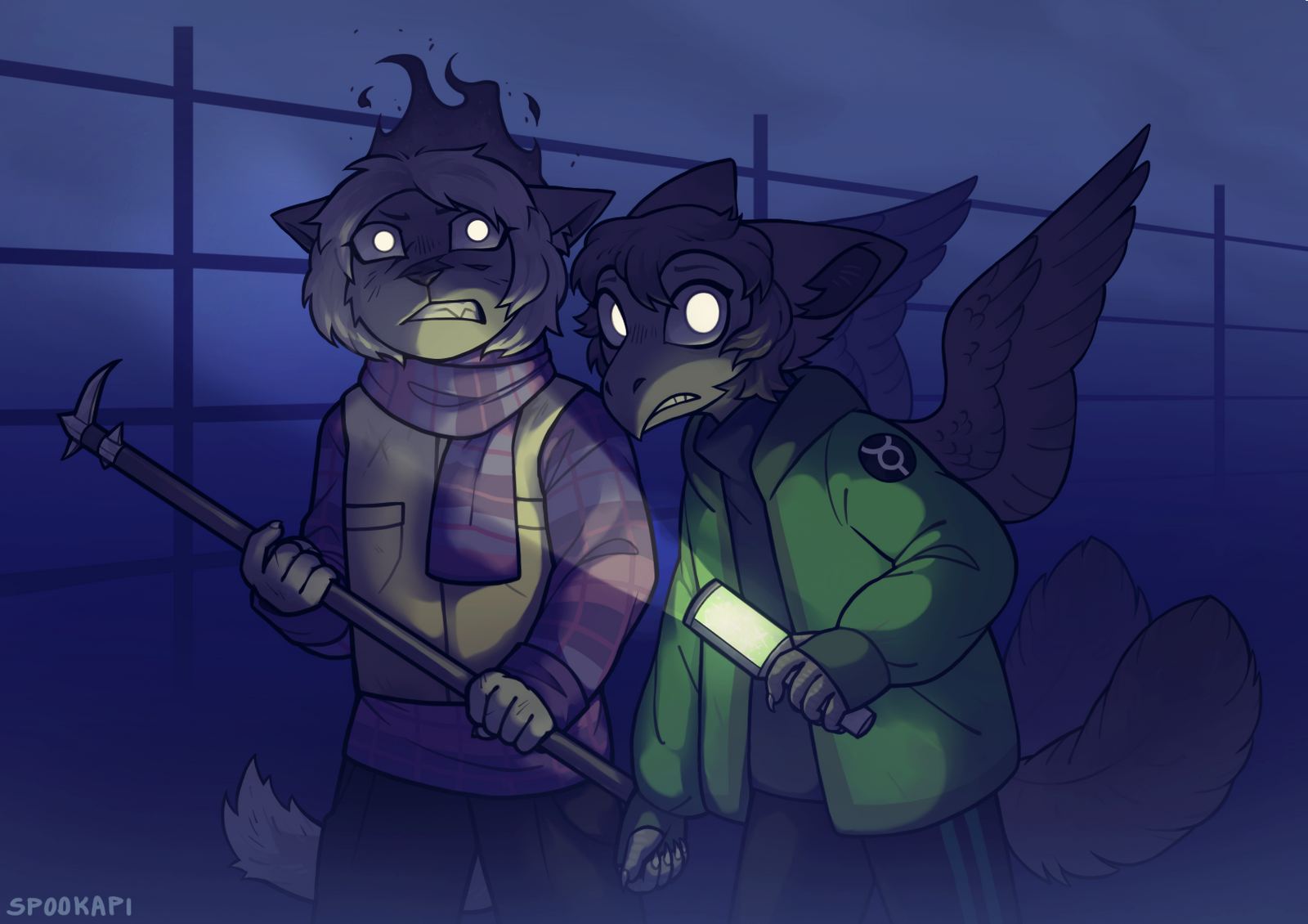 Spookapi Sandwing feeling a little spooked (and cold) by Spookapi on DeviantArt