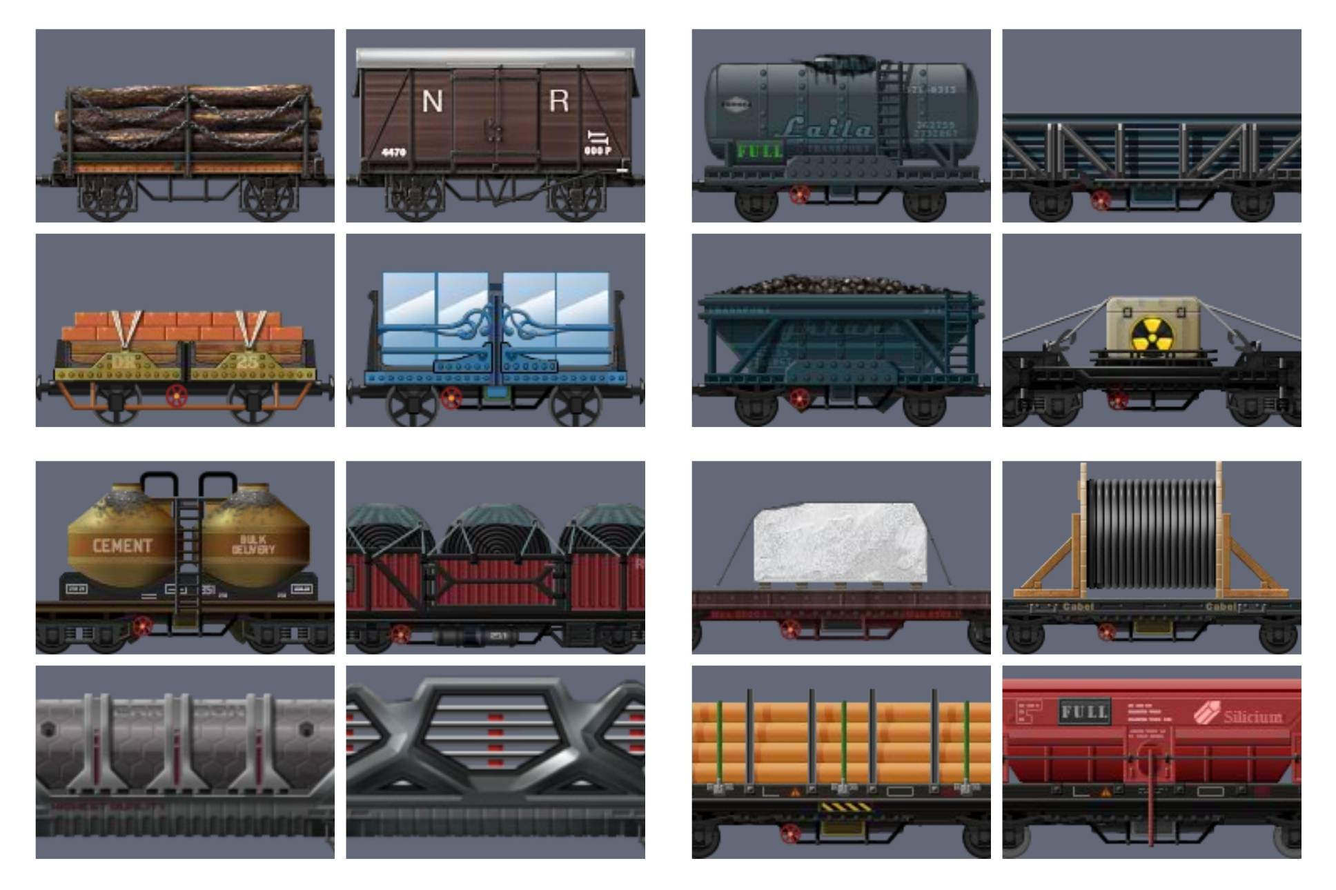 Basic Freight Train Cart TrainStation Cart Cargo by JasonSembrano2000 on DeviantArt