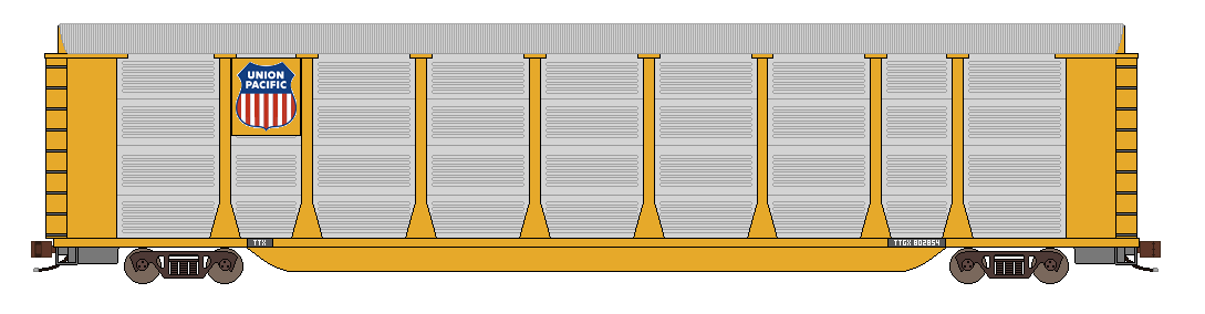 Union Pacific Autorack (Updated) by JasonSembrano2000 on DeviantArt