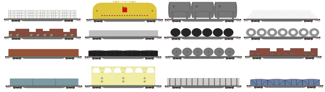TrainStation Proposed: Master Flatbed Cargo Wagons by JasonSembrano2000 ...