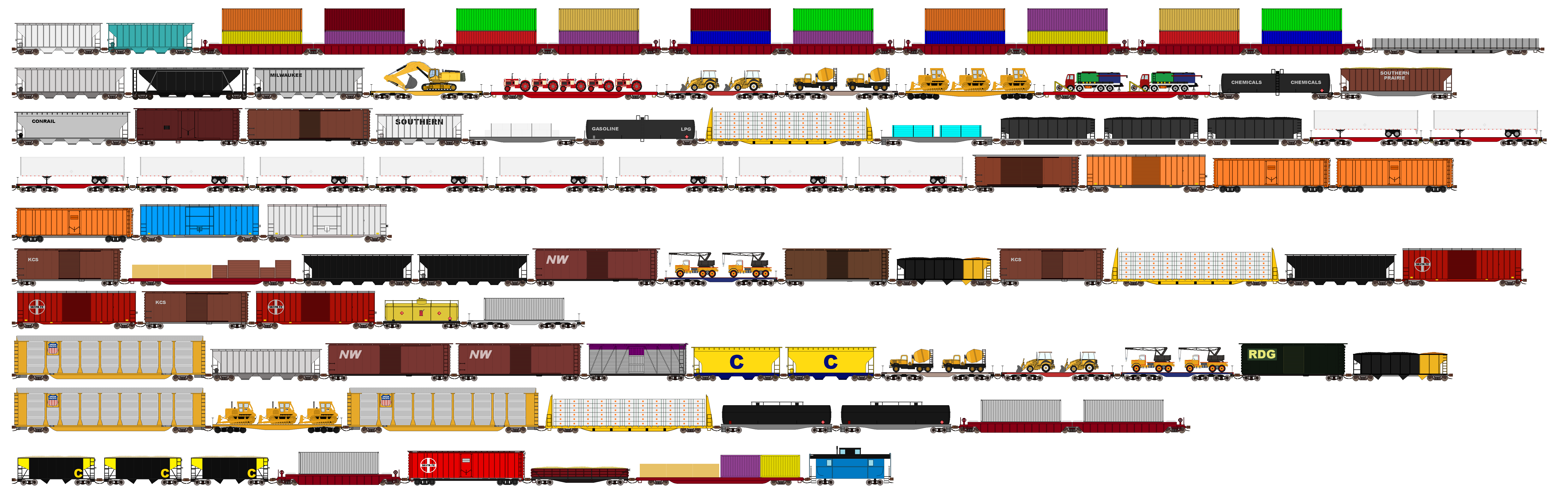 Heavy Intermodal Freight Mix Extended II by JasonSembrano2000 on DeviantArt