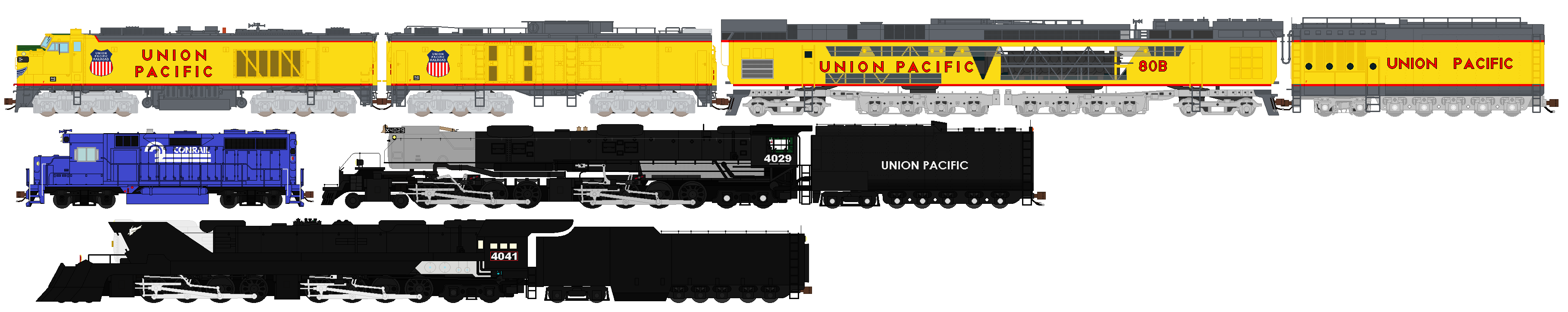 Conrail-Union Pacific Mass Production by JasonSembrano2000 on DeviantArt