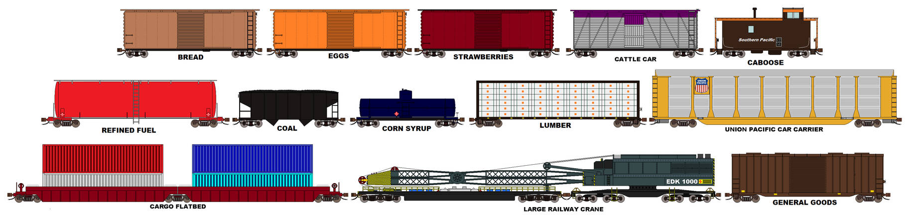 Fast Intermodal Freight Mix Set by JasonSembrano2000 on DeviantArt