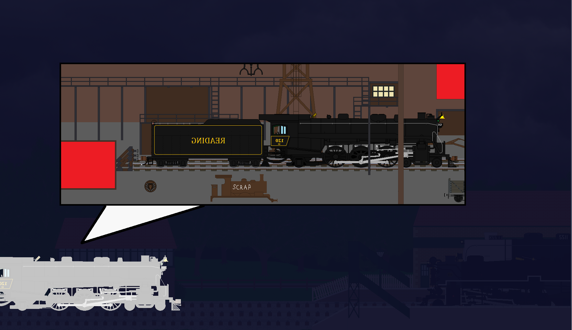 Mlp Haunted Train The Untold Story of the Ghost Train (Scene 12) by JasonSembrano2000 on ...