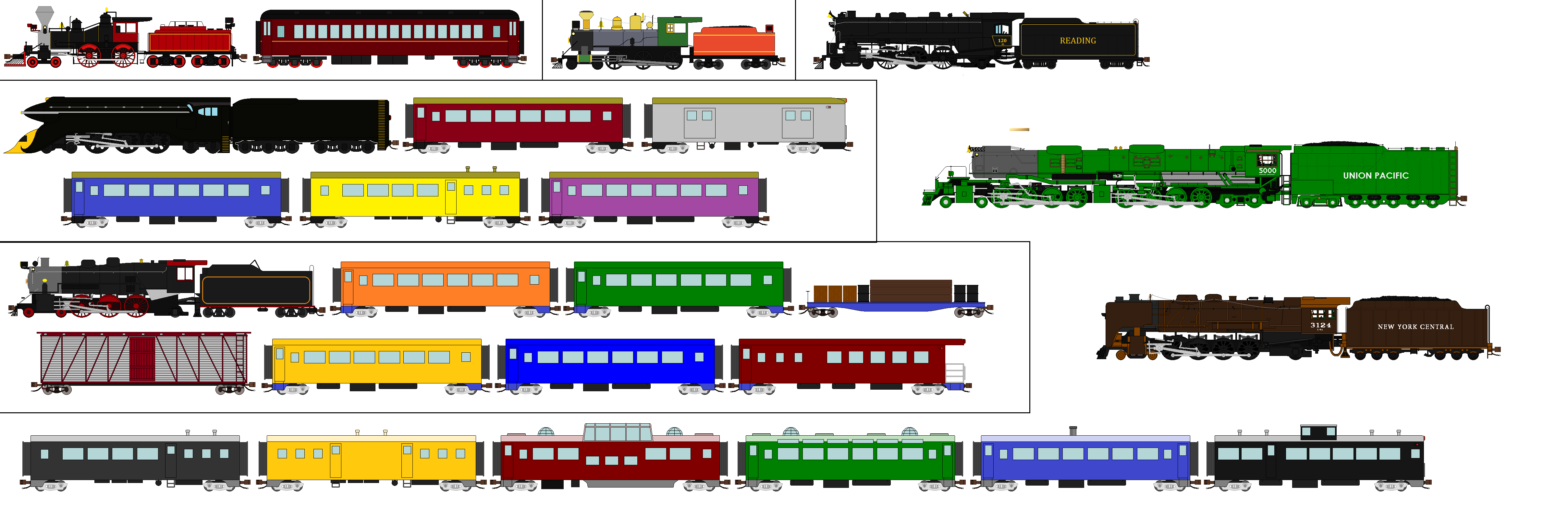 All Nintendo Mario Franchise Trains by JasonSembrano2000 on DeviantArt
